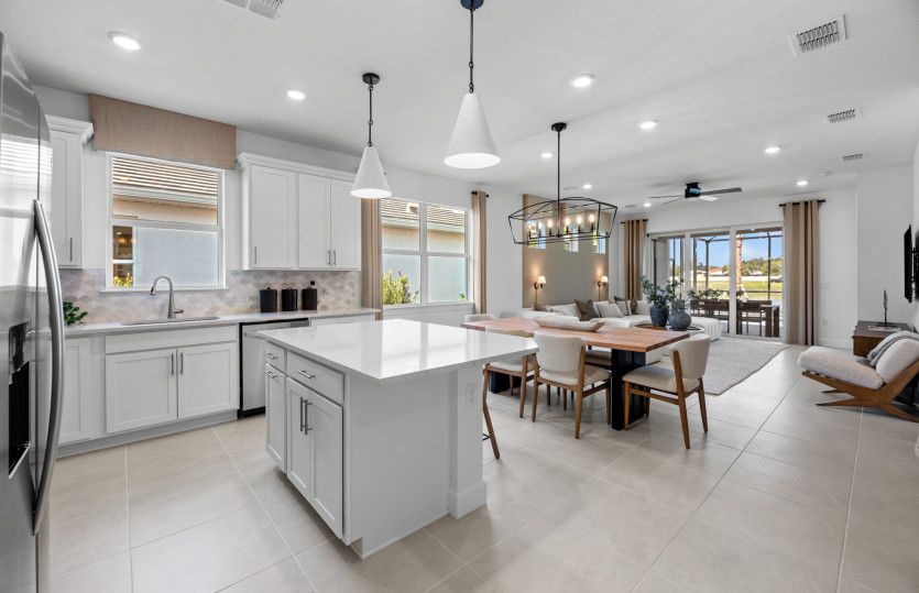 Open concept kitchen