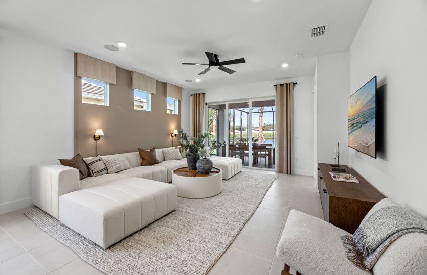 Gathering room with natural light