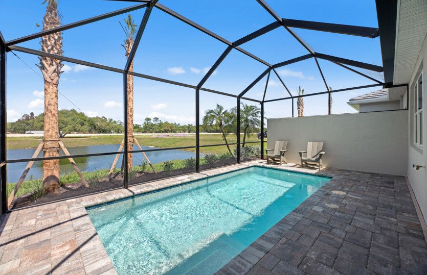 Optional pool and privacy wall