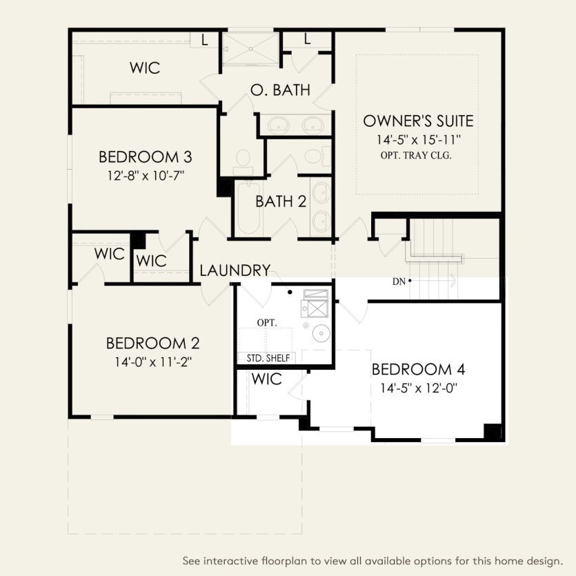 Second Floor 4 br / 2.5 ba