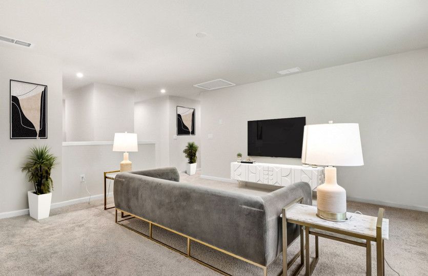 Multi-purpose Upstairs Loft perfect for entertaining guest.