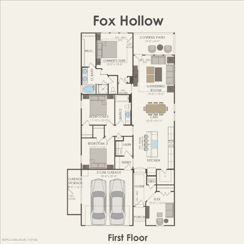 First Floor 3 br / 2 ba