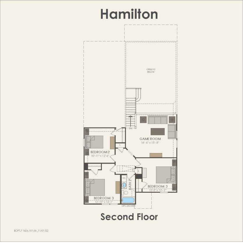 Second Floor 4 br / 2.5 ba