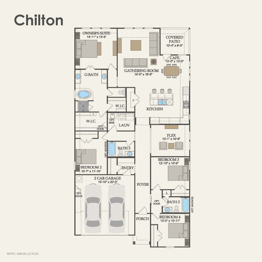 First Floor 4 br / 3 ba