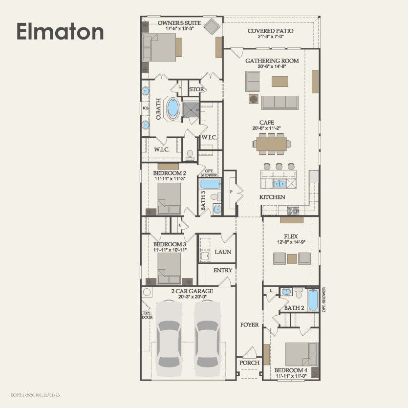 First Floor 4 br / 3 ba