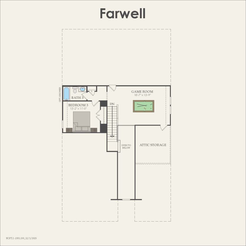 Second Floor 3 br / 3 ba
