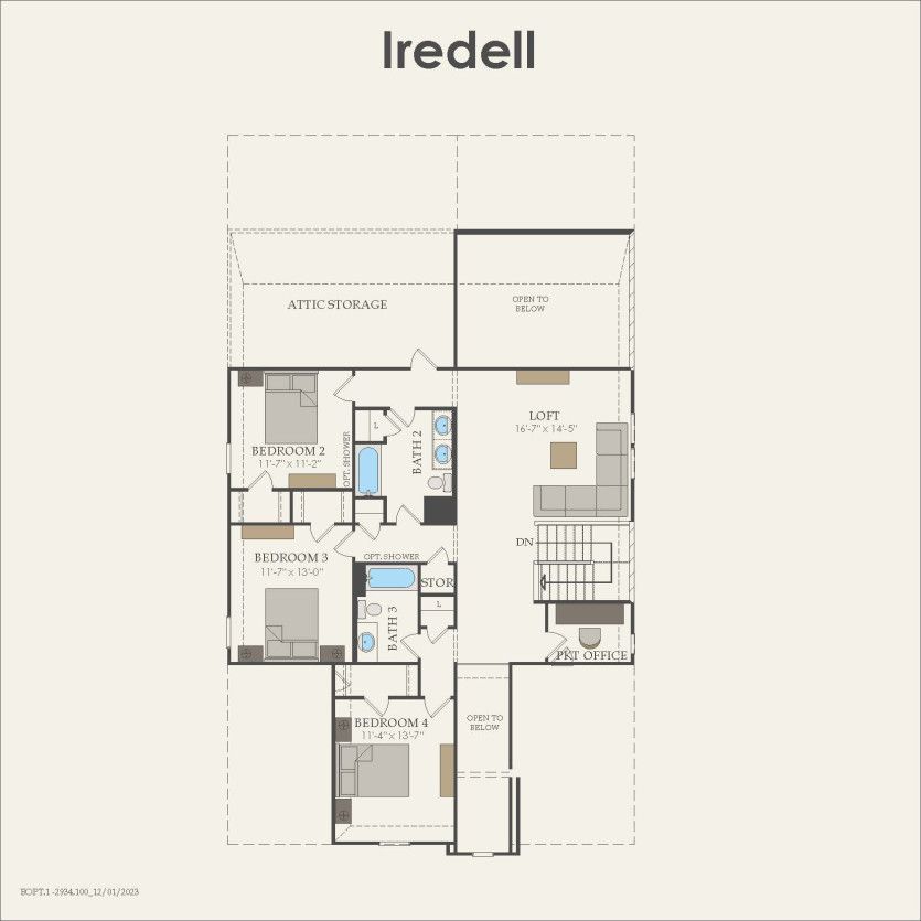 Second Floor 4 br / 3.5 ba