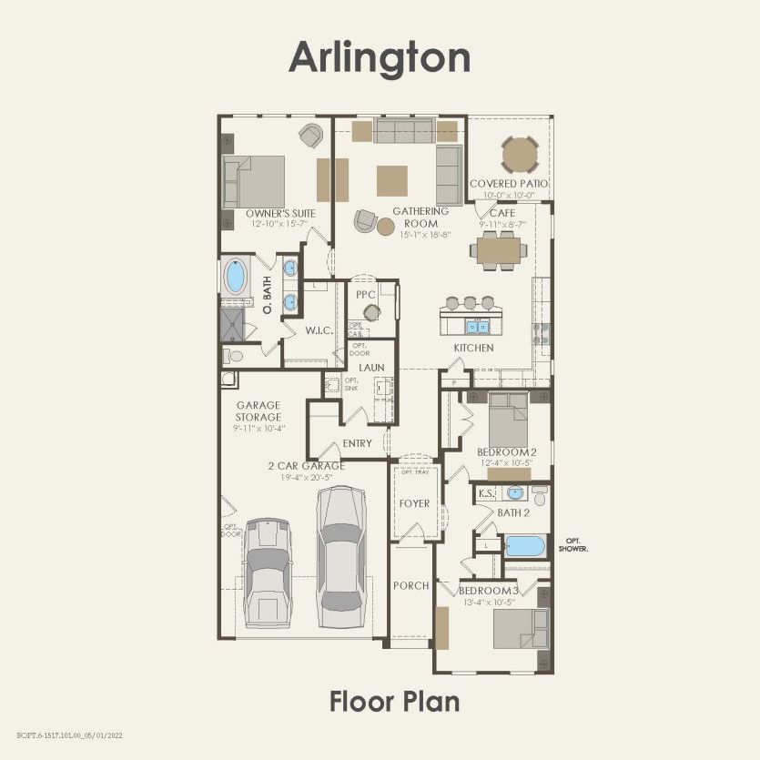 First Floor 3 br / 2 ba