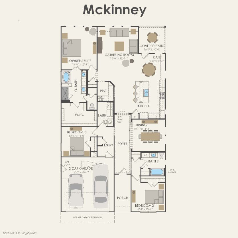First Floor 3 br / 2 ba