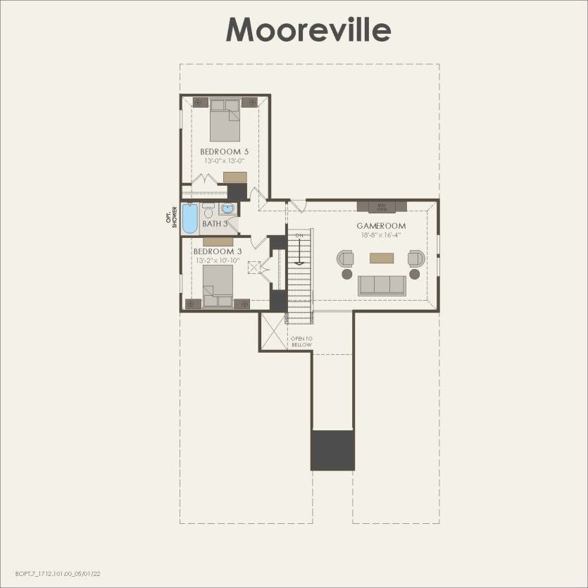 Second Floor 4 br / 3 ba