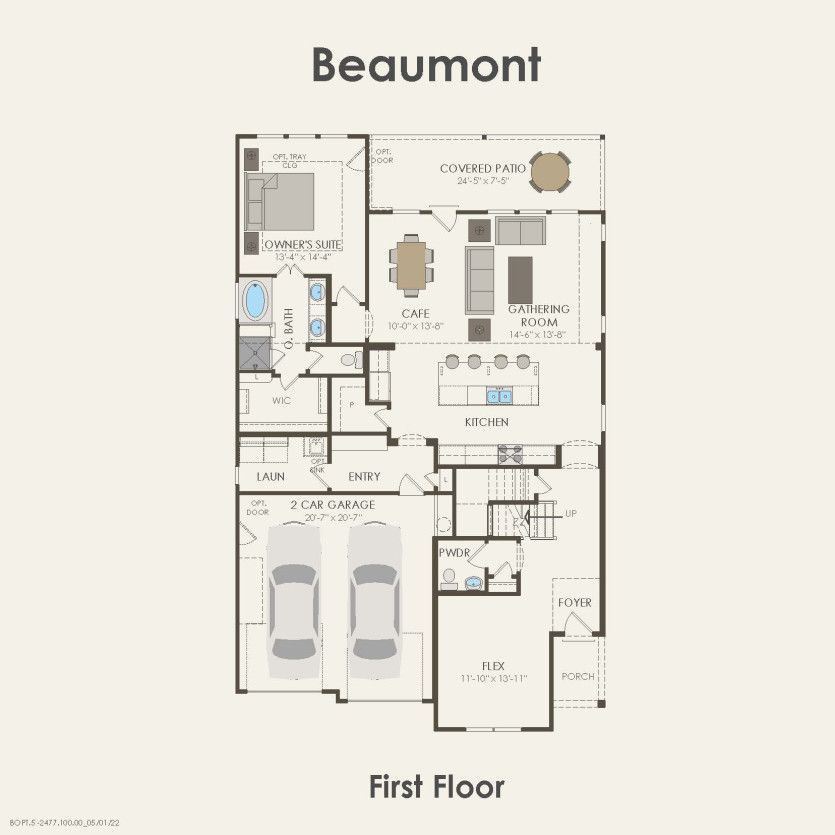 First Floor 4 br / 2.5 ba