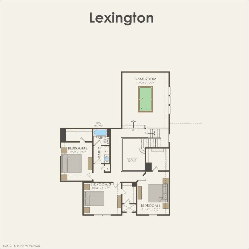 Second Floor 4 br / 2.5 ba