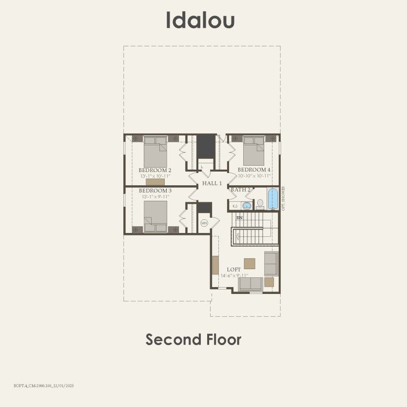 Second Floor 4 br / 2.5 ba