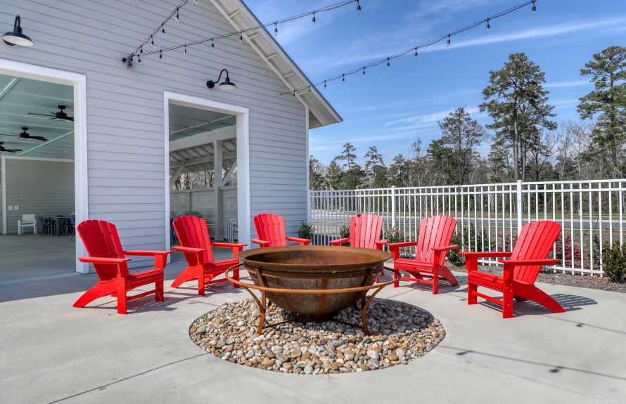 Get cozy at the Firepit