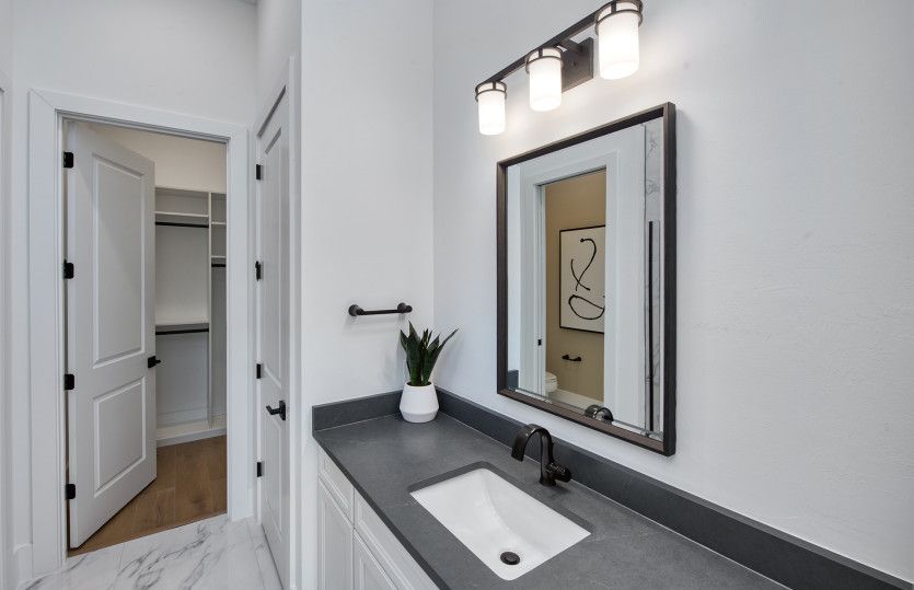 Dual sink vanity