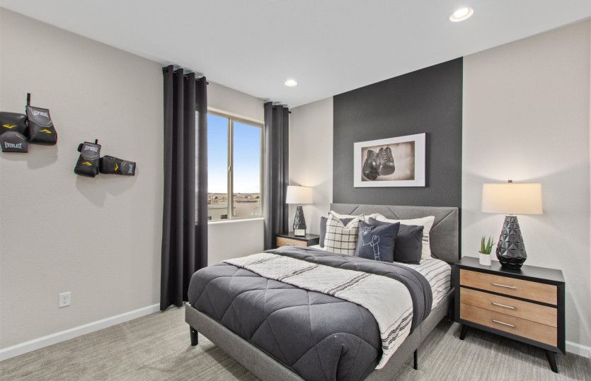 Large bedroom for kids rooms or for visiting guests.