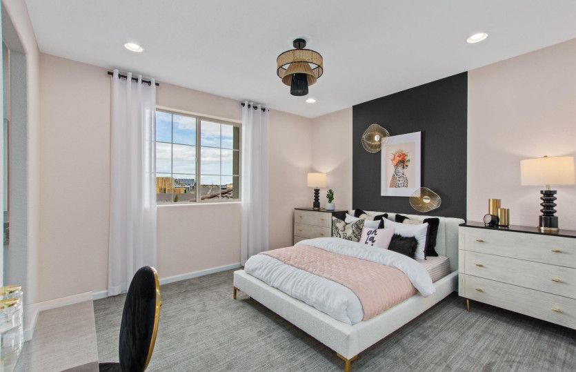 Large bedroom for kids rooms or for visiting guests.