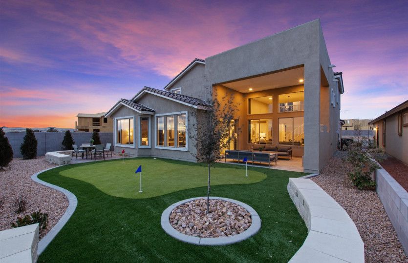 Enjoy the New Mexico sunsets from your very own backyard.