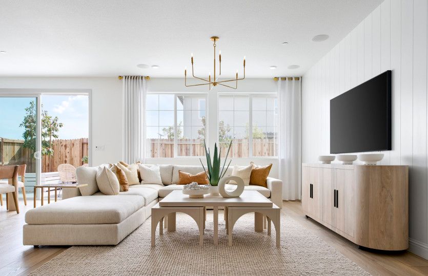 Welcoming gathering room
