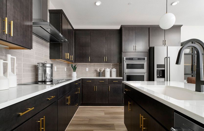 Bright kitchen with abundant cabinet space