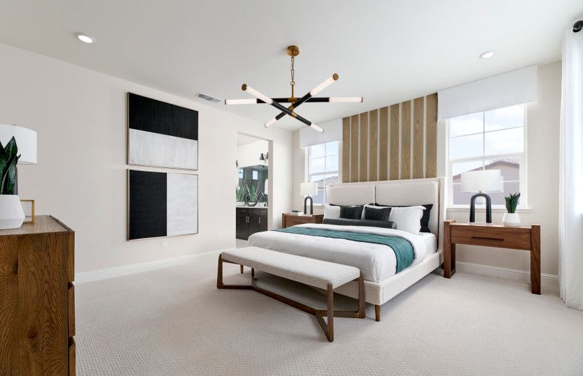 Relaxing owner's suite with large windows