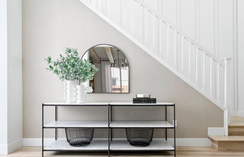 Welcoming entry foyer