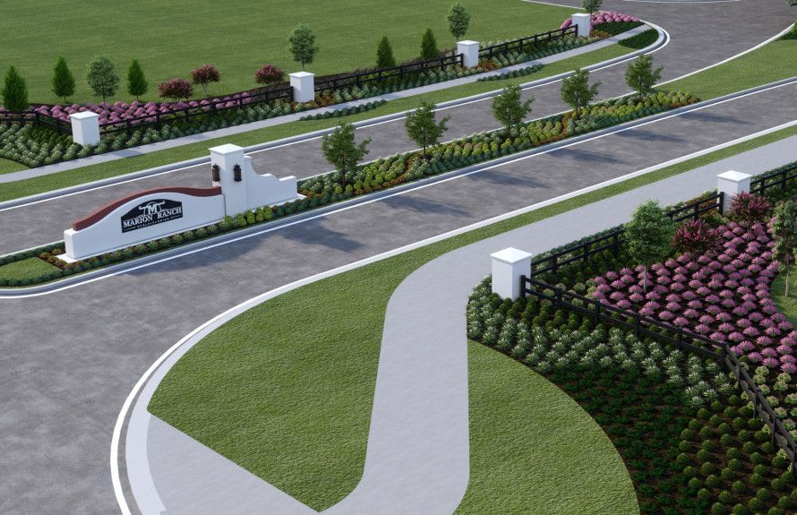 Entrance Monument Rendering