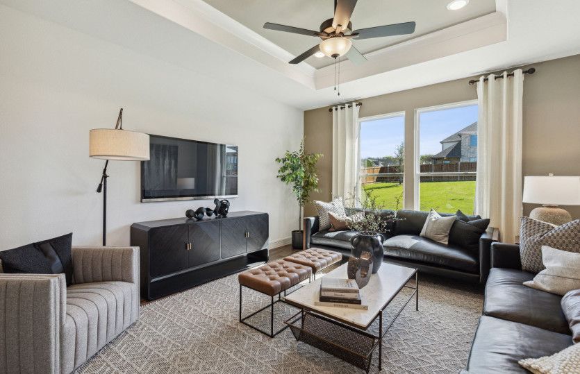 Tray ceilings at Gathering Room