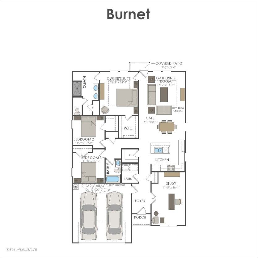 First Floor 3 br / 2 ba