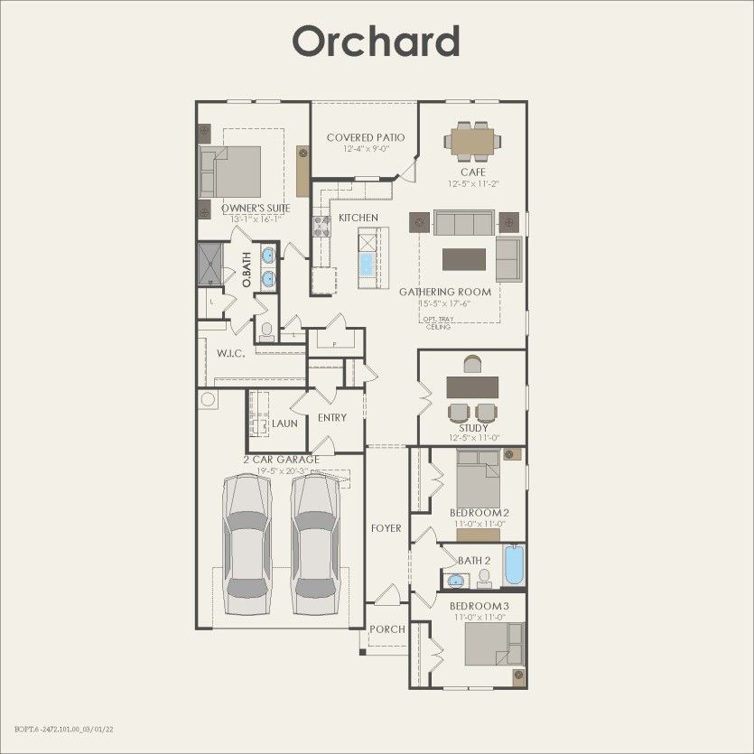 First Floor 3 br / 2 ba