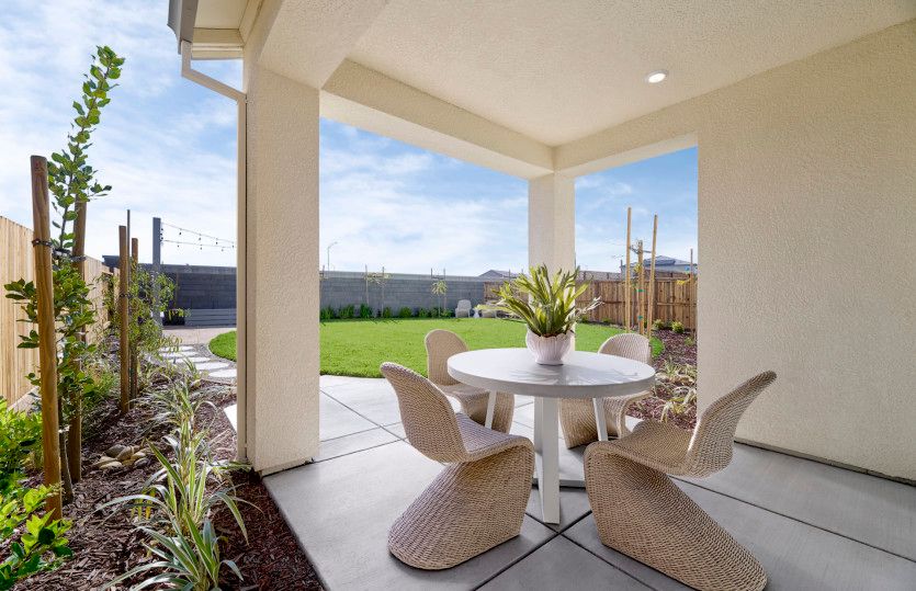 Patio off café area