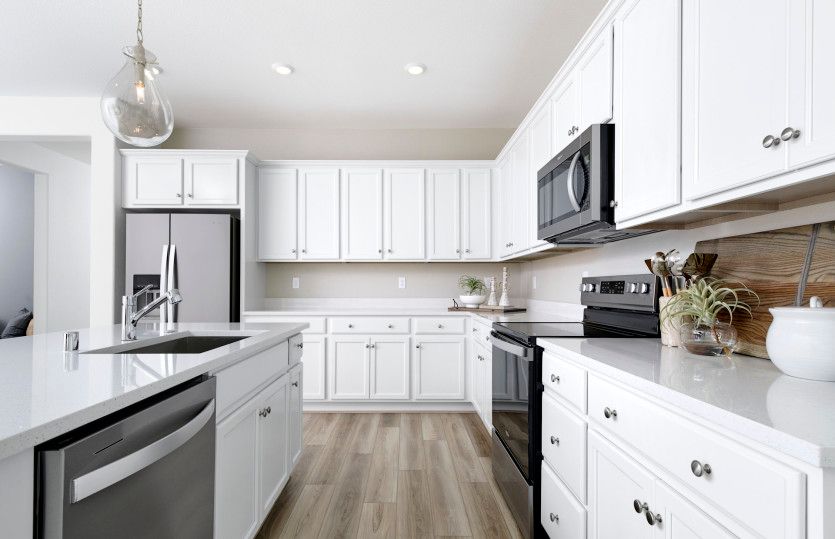 Modern kitchen with plenty of storage
