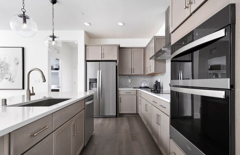 Modern kitchen with plenty of storage