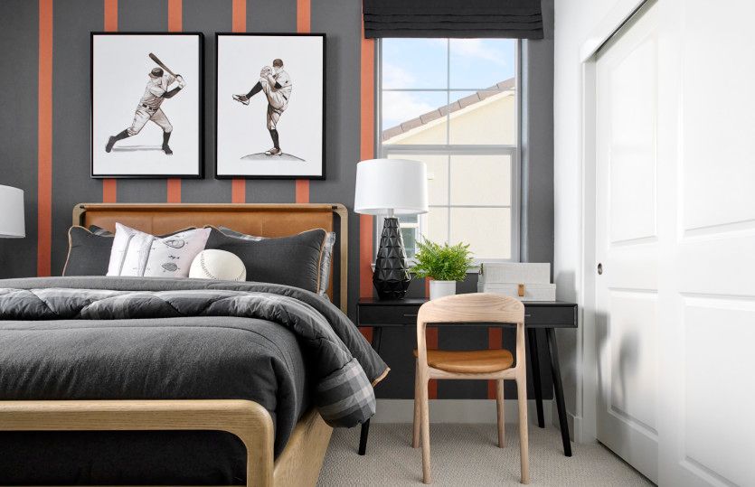 Spacious guest bedroom