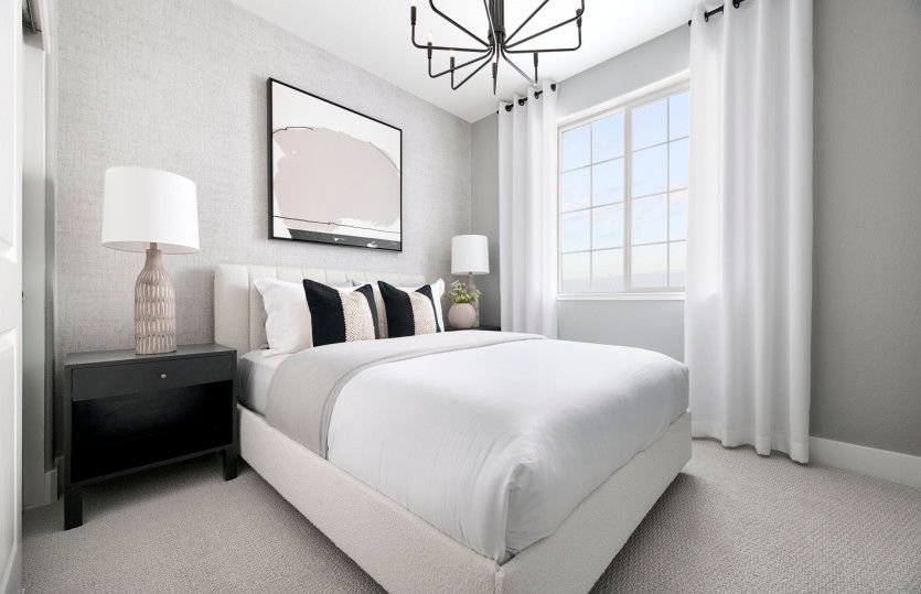 Secondary bedroom with window