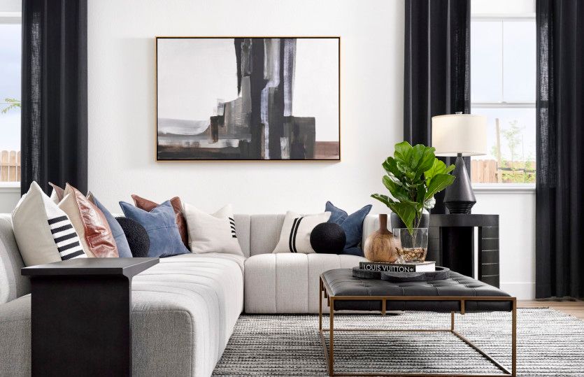 Modern open floor plan