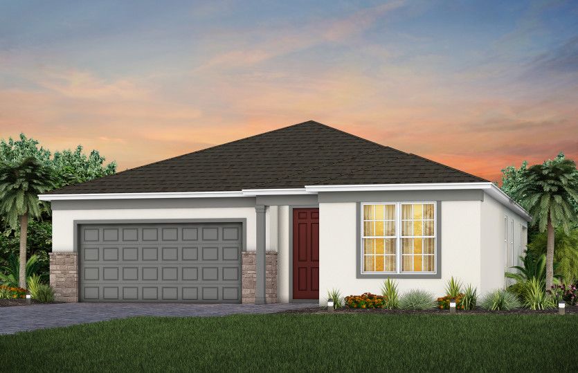 Coral Exterior FM1 with Stone