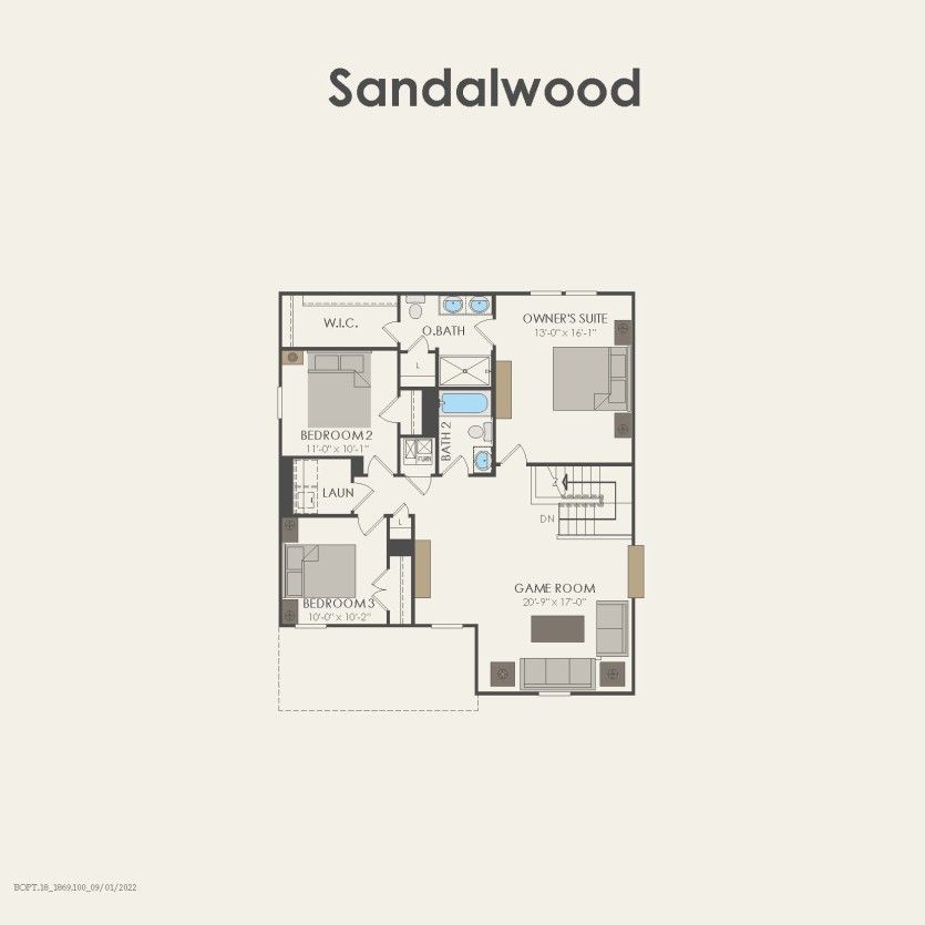Second Floor 3 br / 2.5 ba