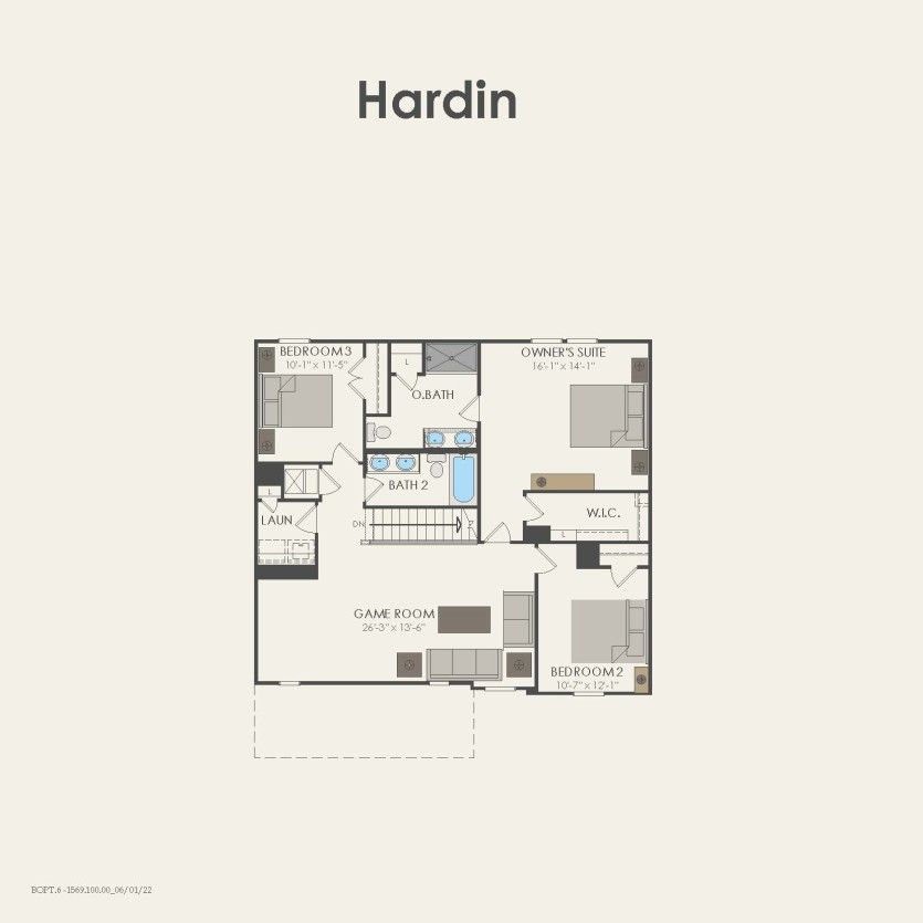 Second Floor 3 br / 2.5 ba
