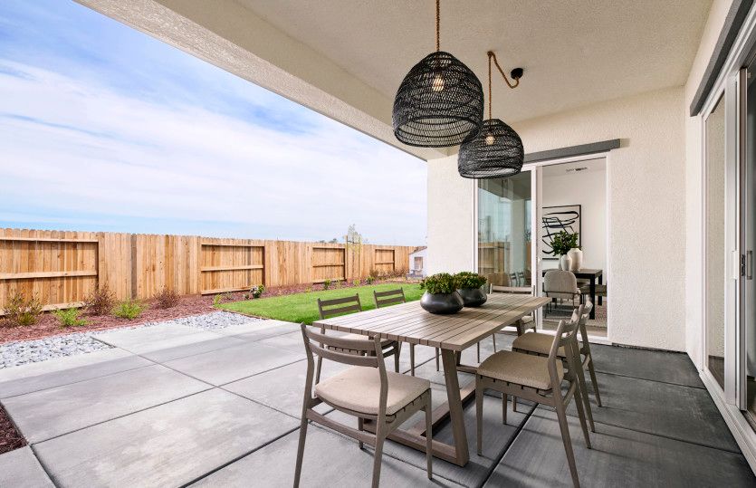 Covered patio off gathering room