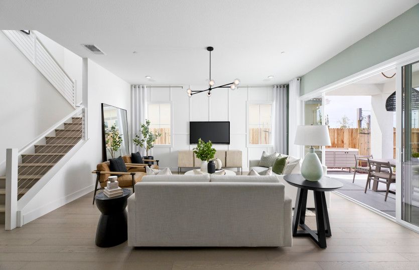 Inviting gathering room