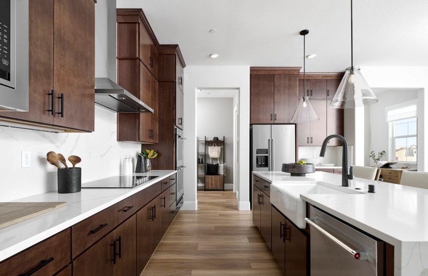 Kitchen with abundant cabinet space