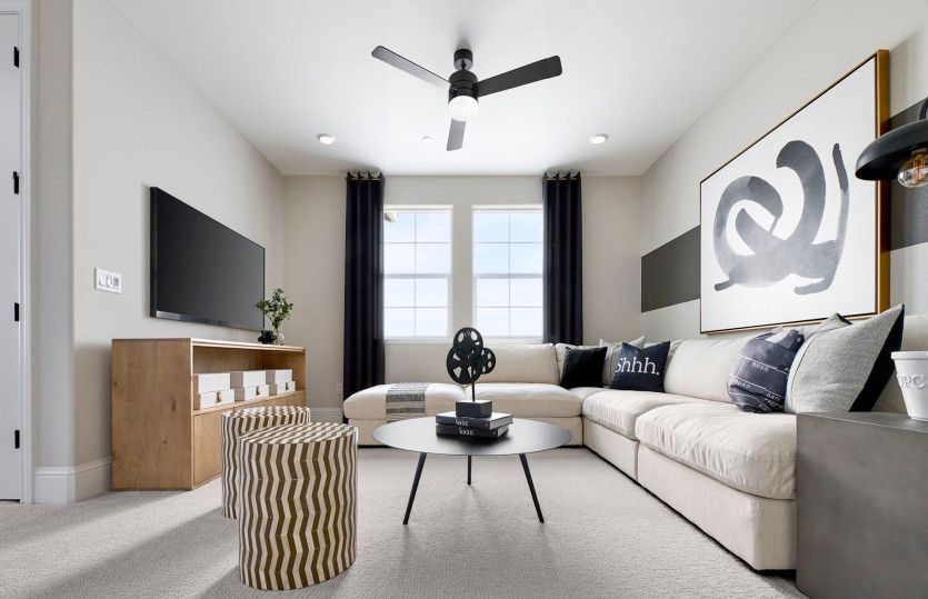 Upstairs loft space