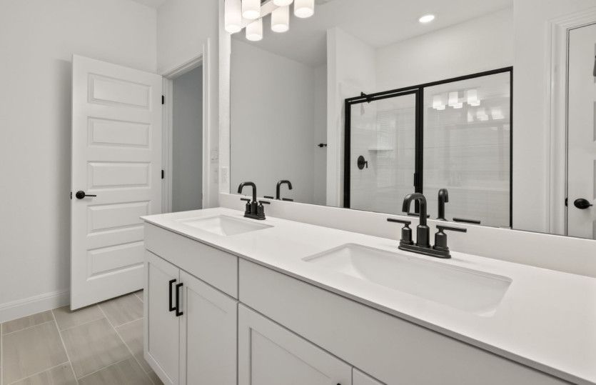 Owner's Bath with Double Vanity Sink