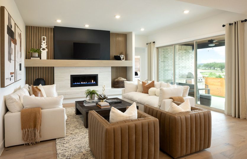 Gathering Space with Fireplace