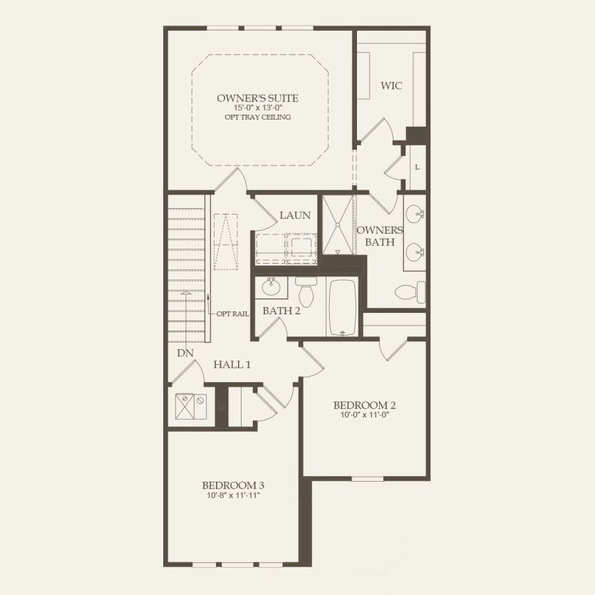 Second Floor 3 br / 2.5 ba
