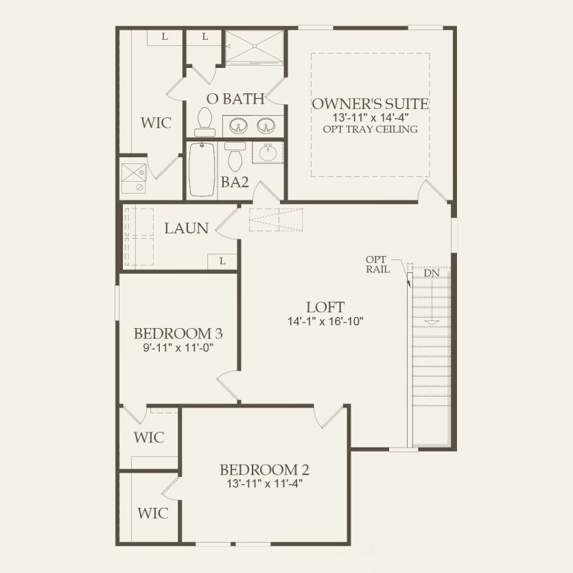 Second Floor 3 br / 2.5 ba