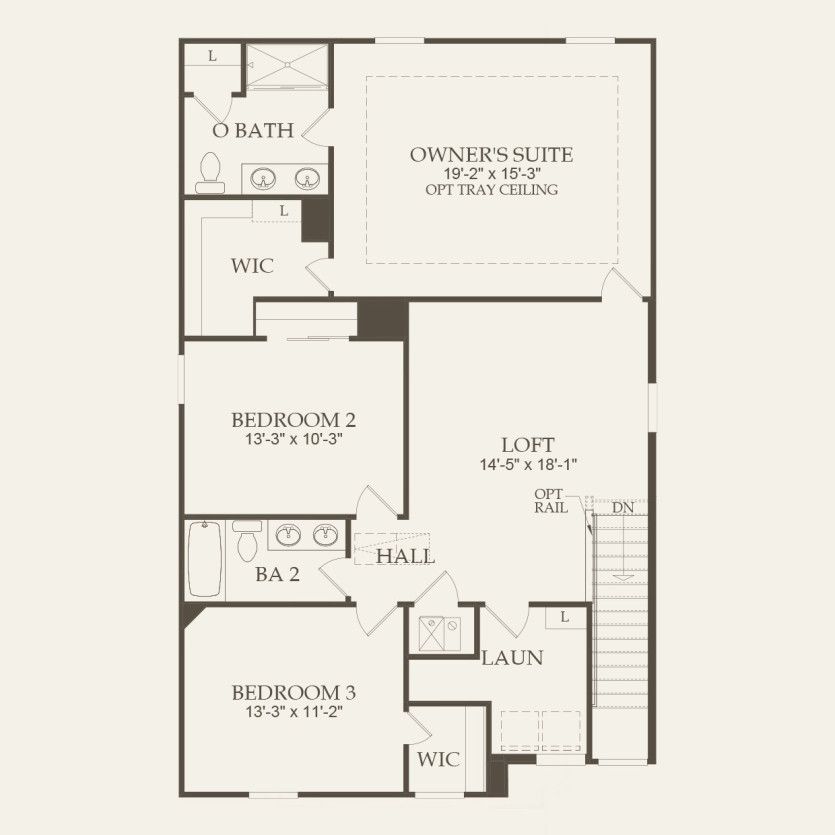 Second Floor 3 br / 2.5 ba