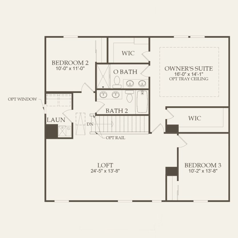 Second Floor 3 br / 2.5 ba