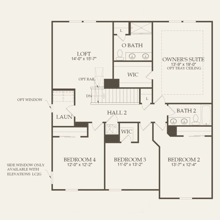 Second Floor 4 br / 2.5 ba